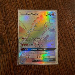 4 Ho-Oh GX Promo card Secret rare card
